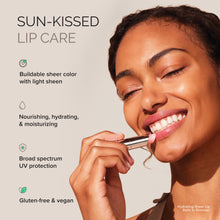 Load image into Gallery viewer, Hydrating Sheer Lip Balm SPF 30 SHIMMER benefits

