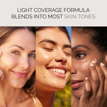 Load image into Gallery viewer, Three women with light coverage formula on their skin
