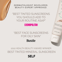 Load image into Gallery viewer, Sunscreen bottle with awards text 
